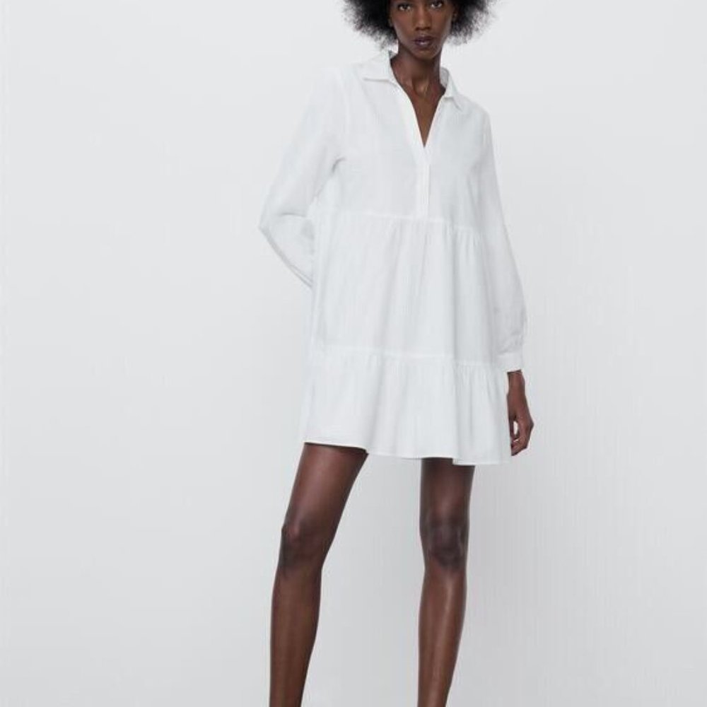 Zara Tiered Mini Dress